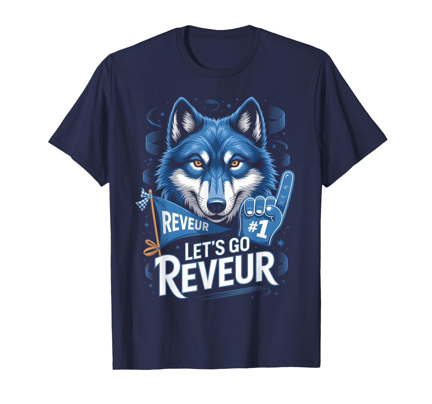 Team Reveur House Shirt Blue Reveur House of Dreamers Wolf T-Shirt