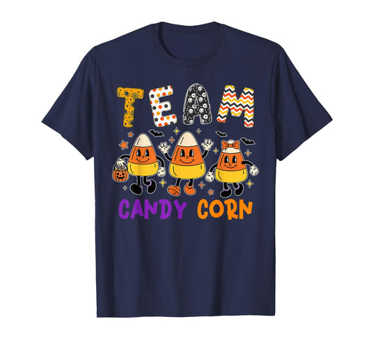 Team Candy Corn Halloween Cute Candy Corns Matching Custome T-Shirt