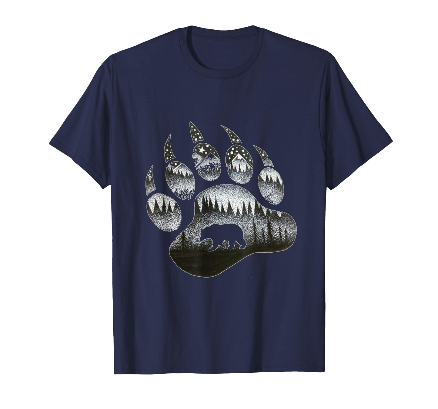 Touching Ghost of the Spirit Bear Paw T Shirt T-Shirt