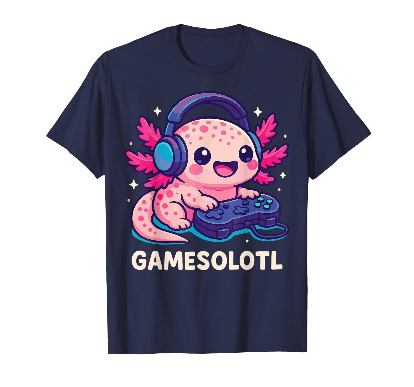 Gamesolotl Axolotl Gamer Gaming Anime T-Shirt