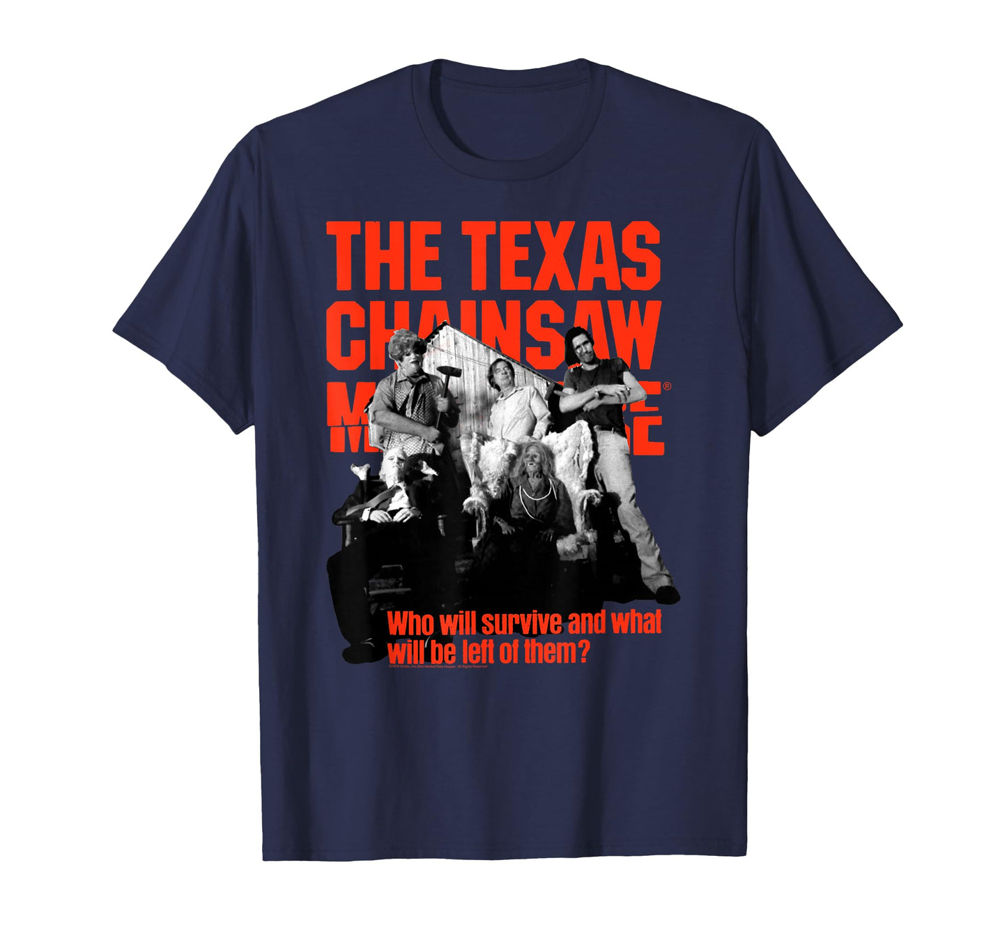 The Texas Chainsaw Massacre Modern Family Portrait Horror T-Shirt