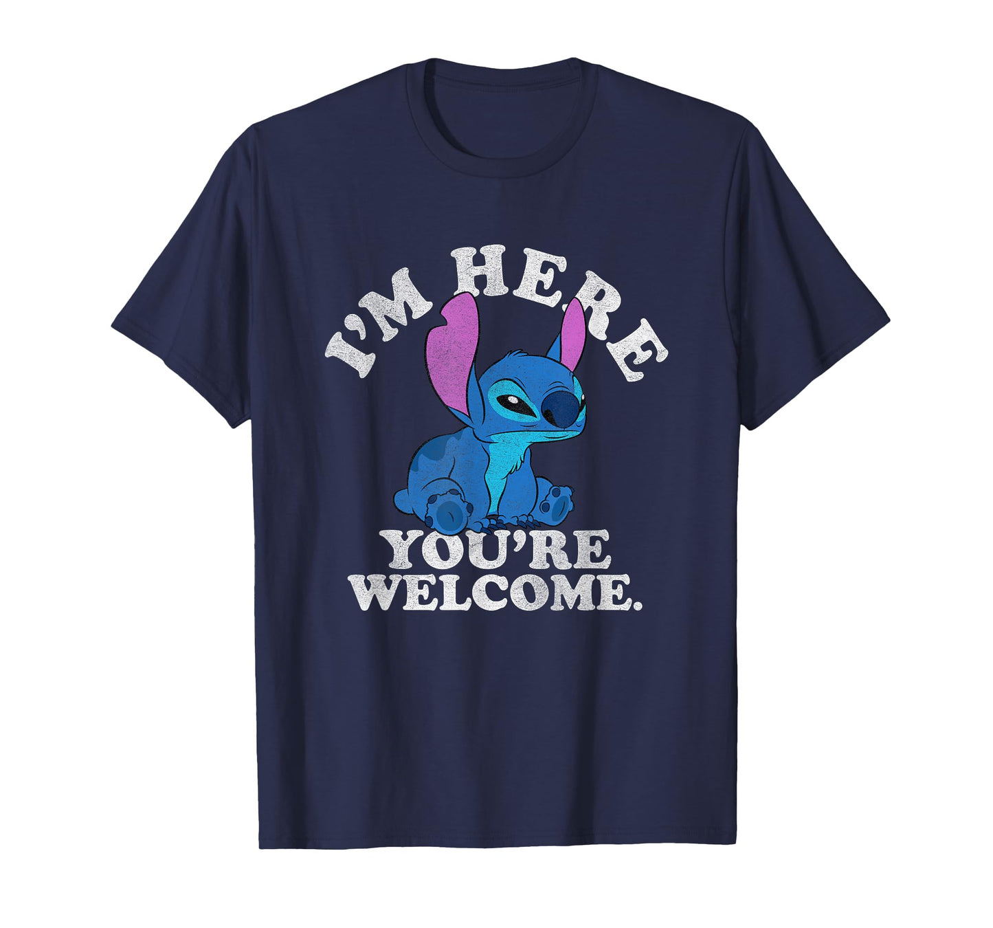 Disney Lilo & Stitch I'm Here You're Welcome T-Shirt