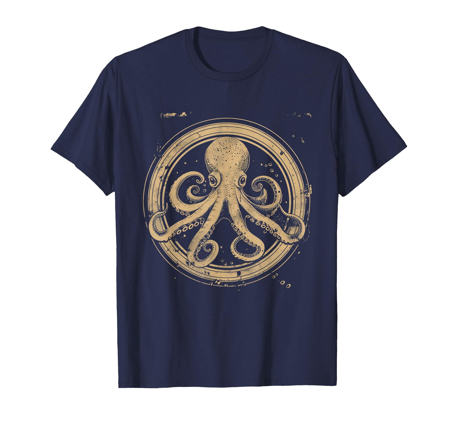 Octopus Artwork Marine Mammal Ocean Sea Animal Lover T-Shirt