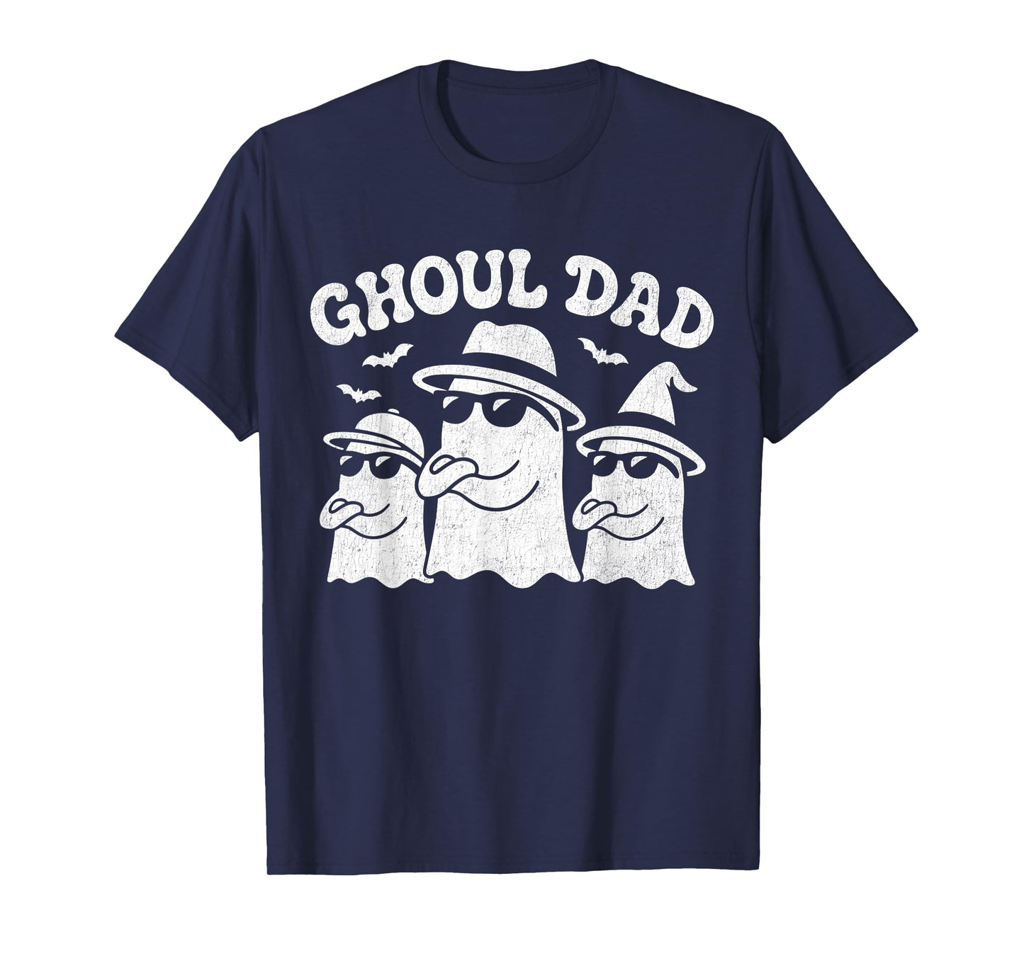 Ghoul Dad Vintage Daddy Ghost Funny Halloween T-Shirt