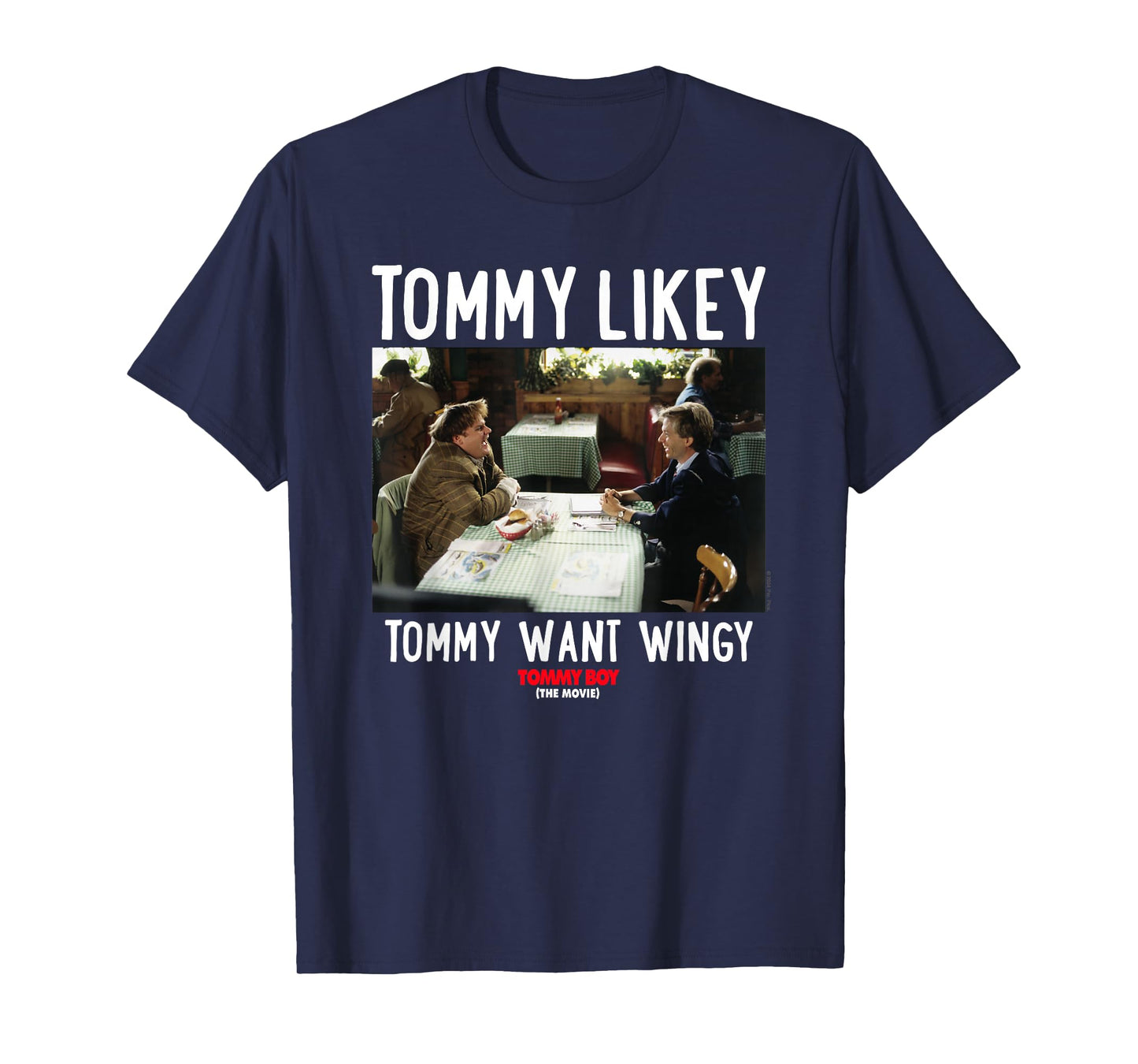Tommy Boy Tommy Likey T-Shirt, Small, Black