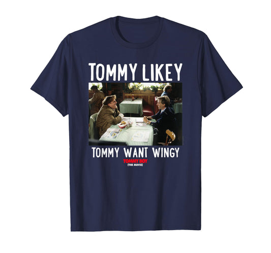 Tommy Boy Tommy Likey T-Shirt, Small, Black