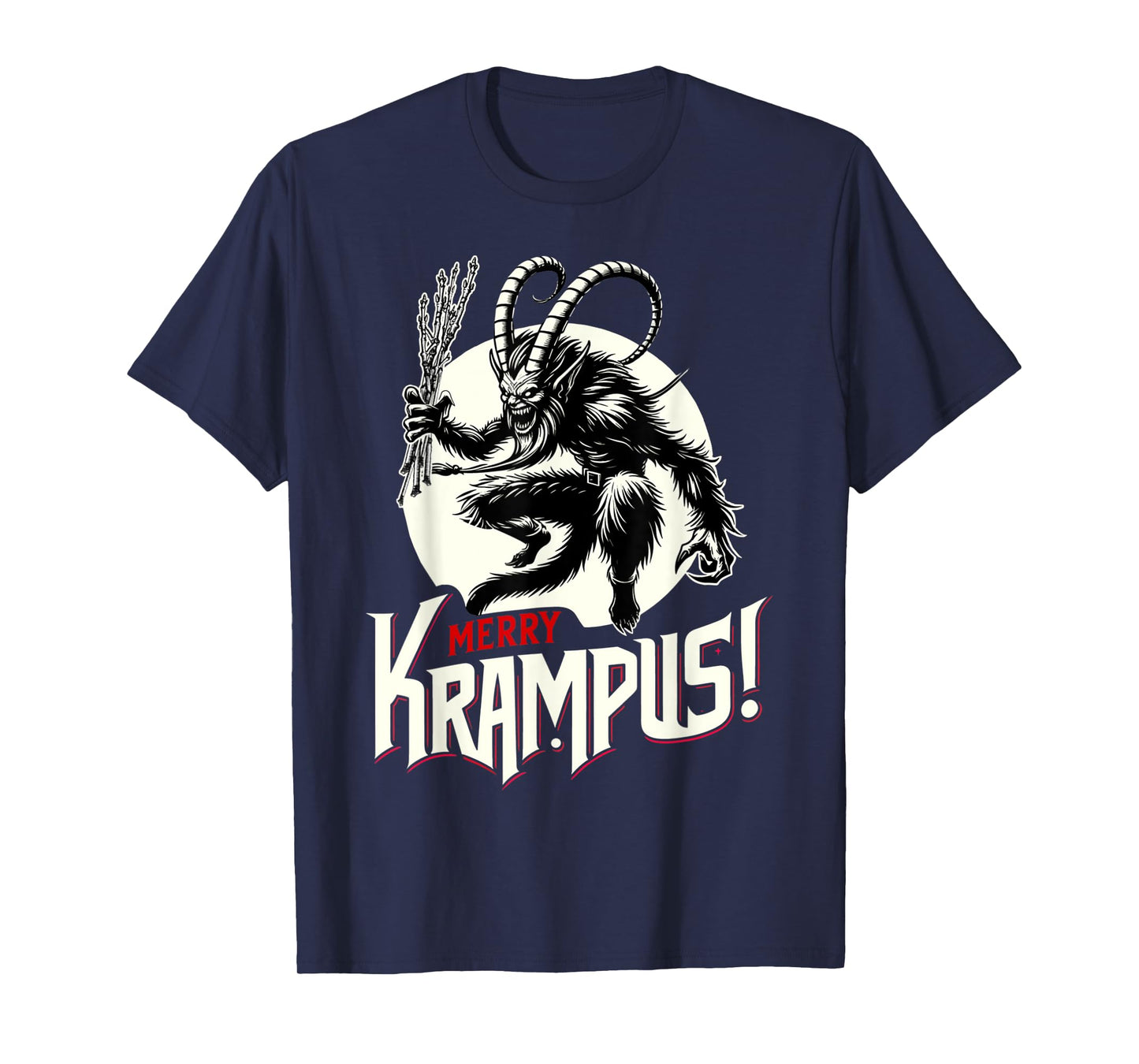 Krampusnacht Christmas Monster Krampus Lover Festive Horror T-Shirt