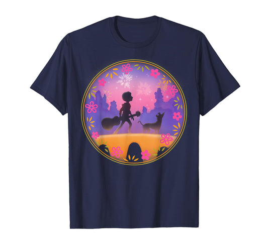 Disney Pixar Coco Miguel Dante Bridge Fireworks T-Shirt T-Shirt