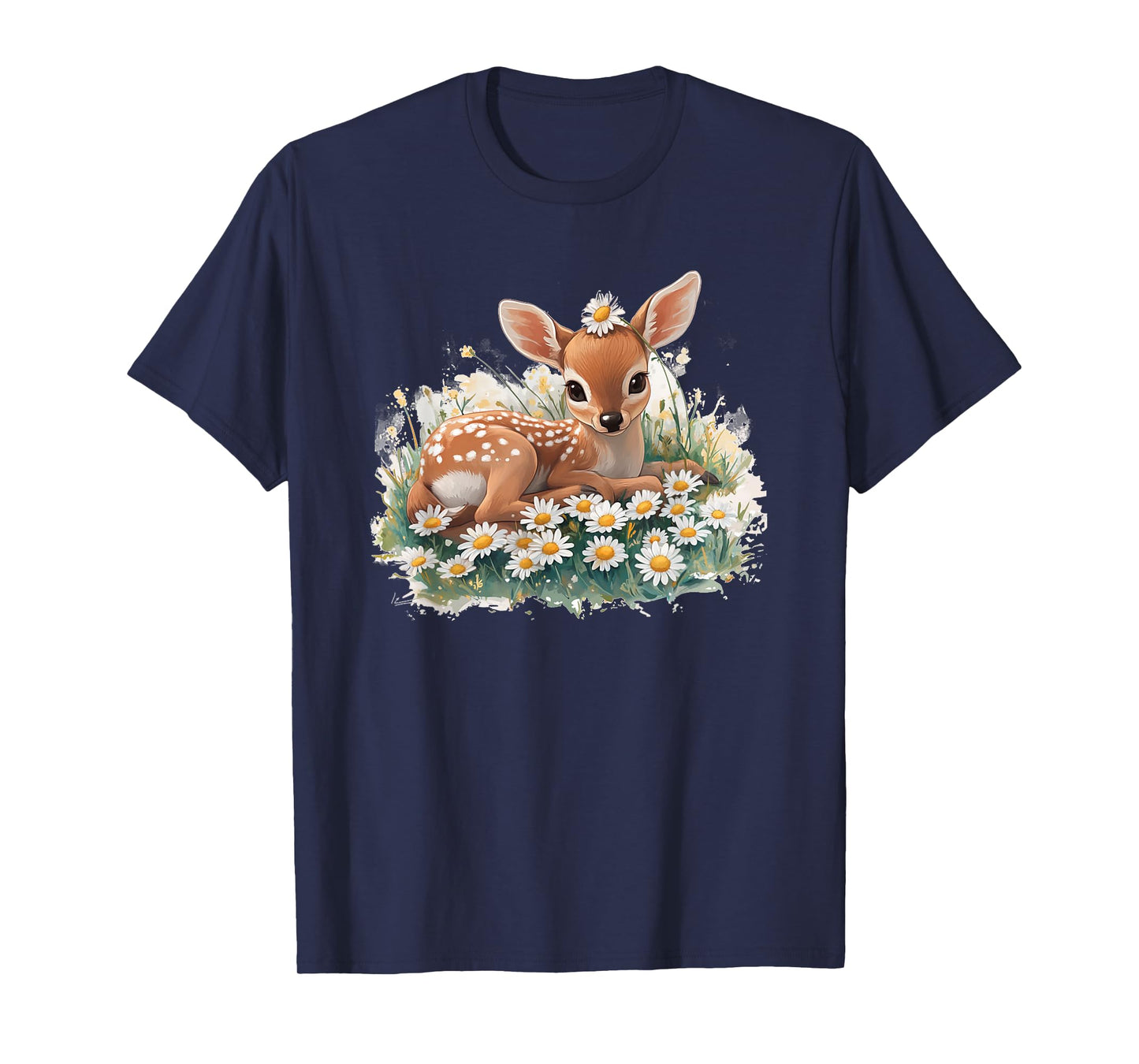 Deer Fawn in Daisies Costume for Boys and Girls T-Shirt