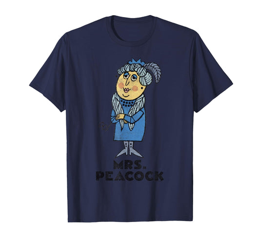Clue Retro Mrs. Peacock Portrait T-Shirt