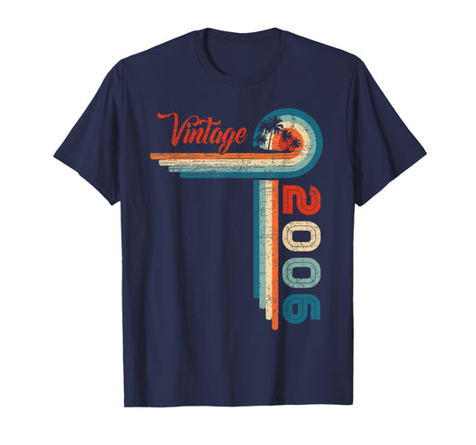 19 Year Old Retro 19 Birthday Gifts Vintage 2006 T-Shirt