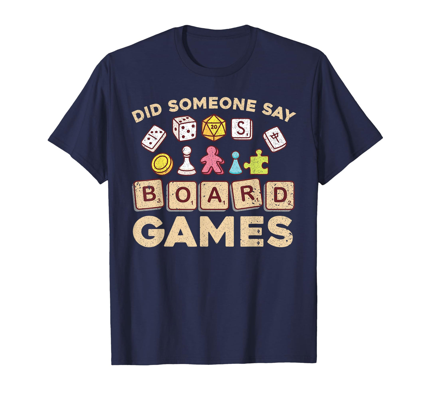 Cool Board Games For Men Women Game Nerd Gamer Chess Lovers T-Shirt