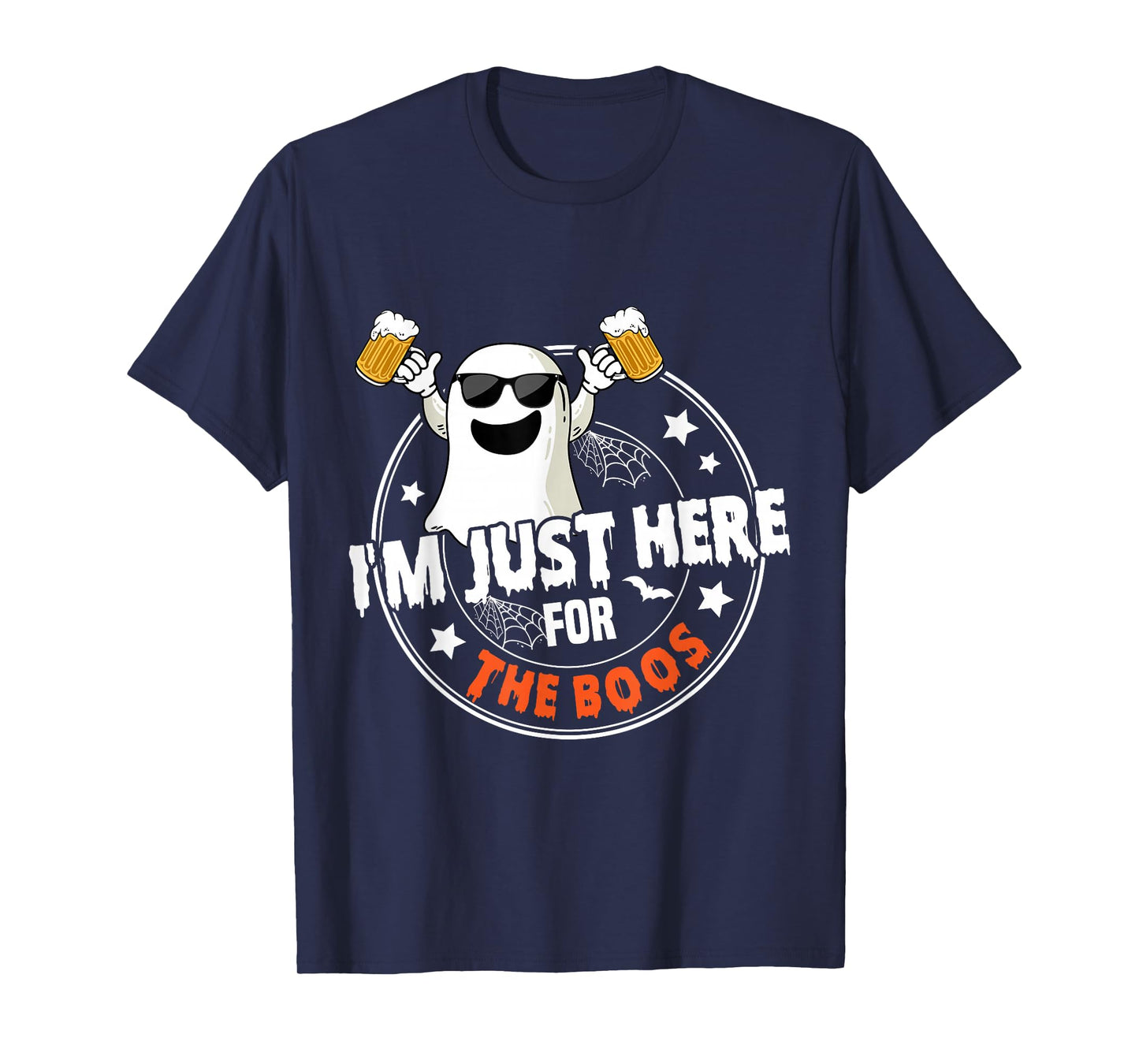 I'm Just Here for The Boos Cute Ghost Halloween Costume T-Shirt
