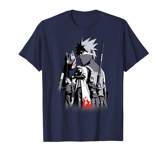 Naruto Shippuden Kakashi Story Limited Color Anime T-Shirt