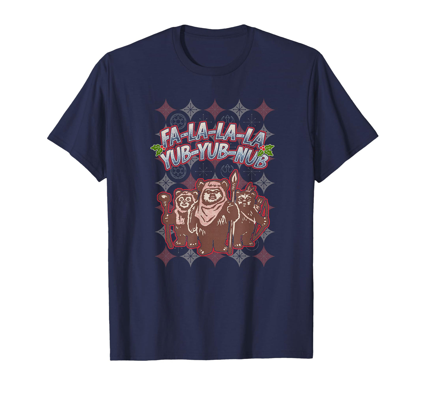 Star Wars Christmas Ewoks Fa La La Holiday Sweater T-Shirt