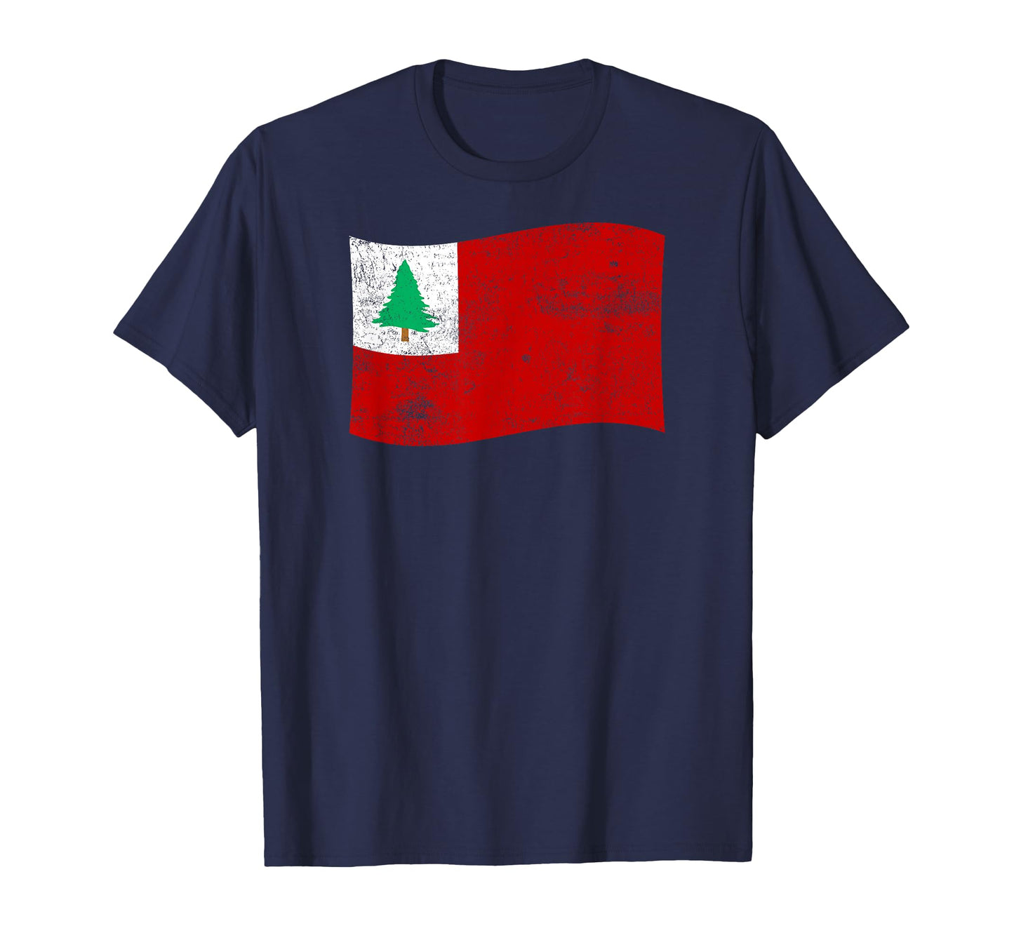 New England Continental Flag – American History Patriotic T-Shirt