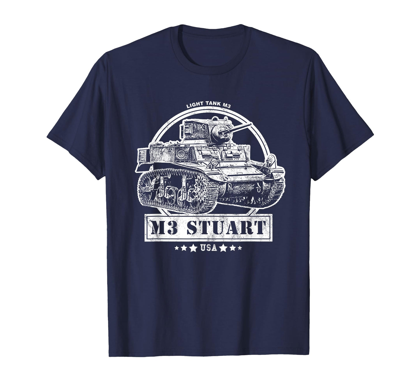M3 Stuart - WW2 Tank T-Shirt