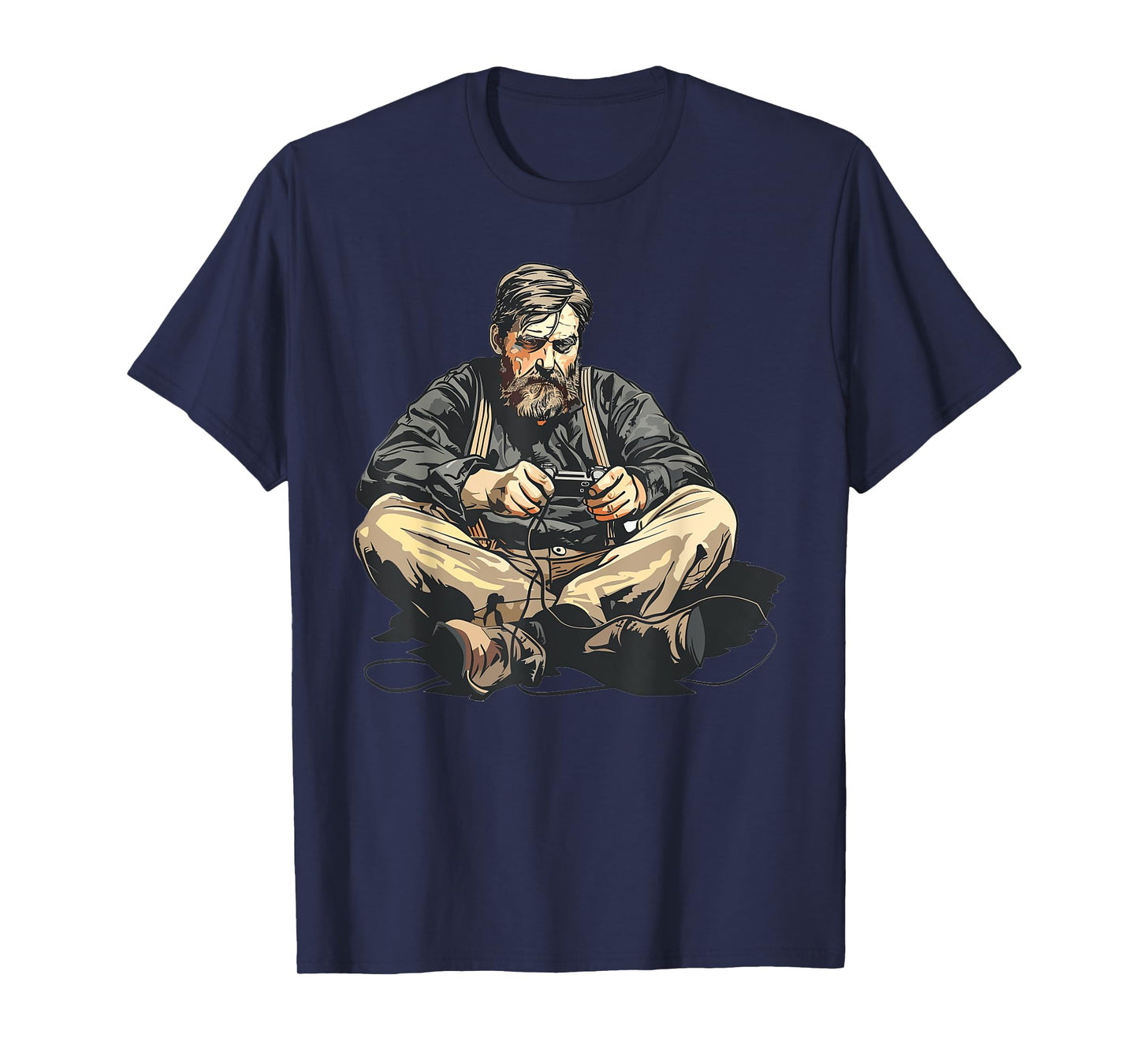 Ernest Shackleton Playing Video Games T-Shirt