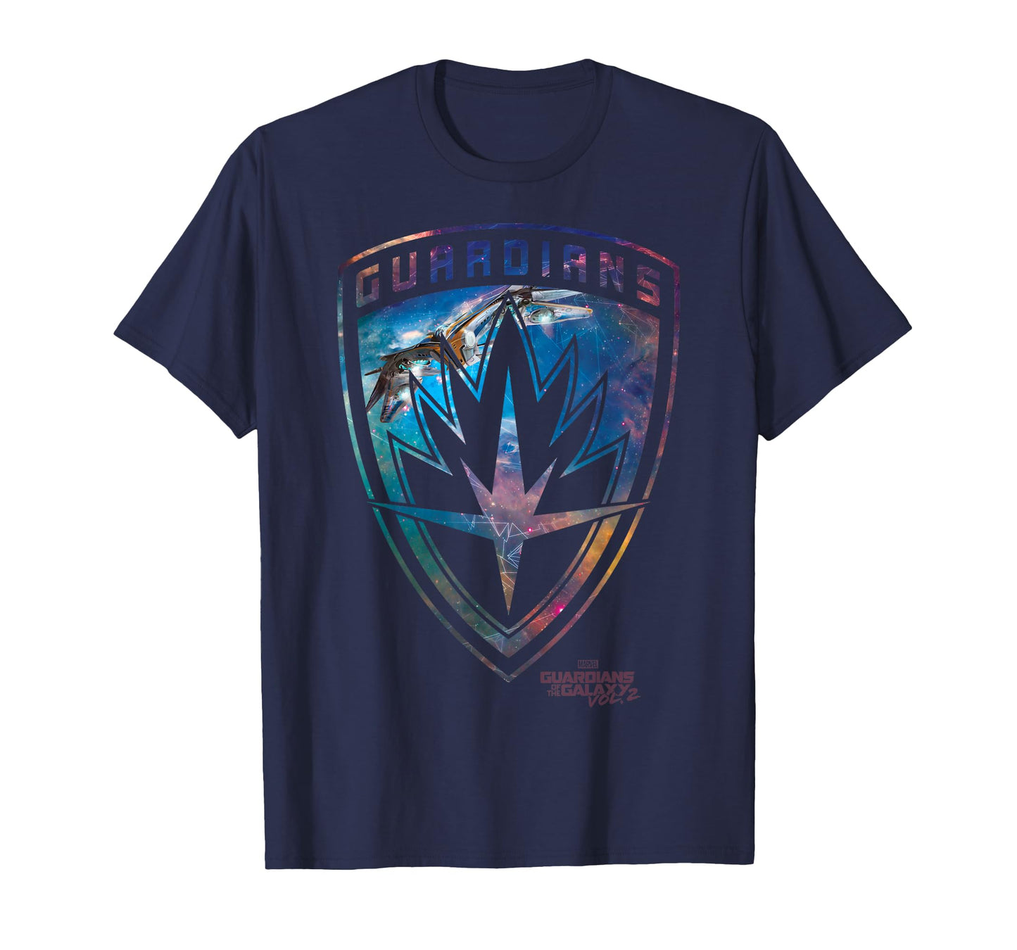 Marvel Guardians of The Galaxy Vol 2 Rainbow Ravager Badge T-Shirt