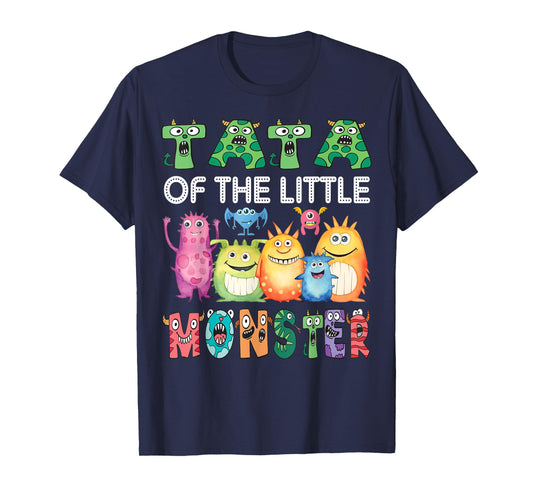 Tata Of The Little Monster Kids 1St Birthday Party T-Shirt