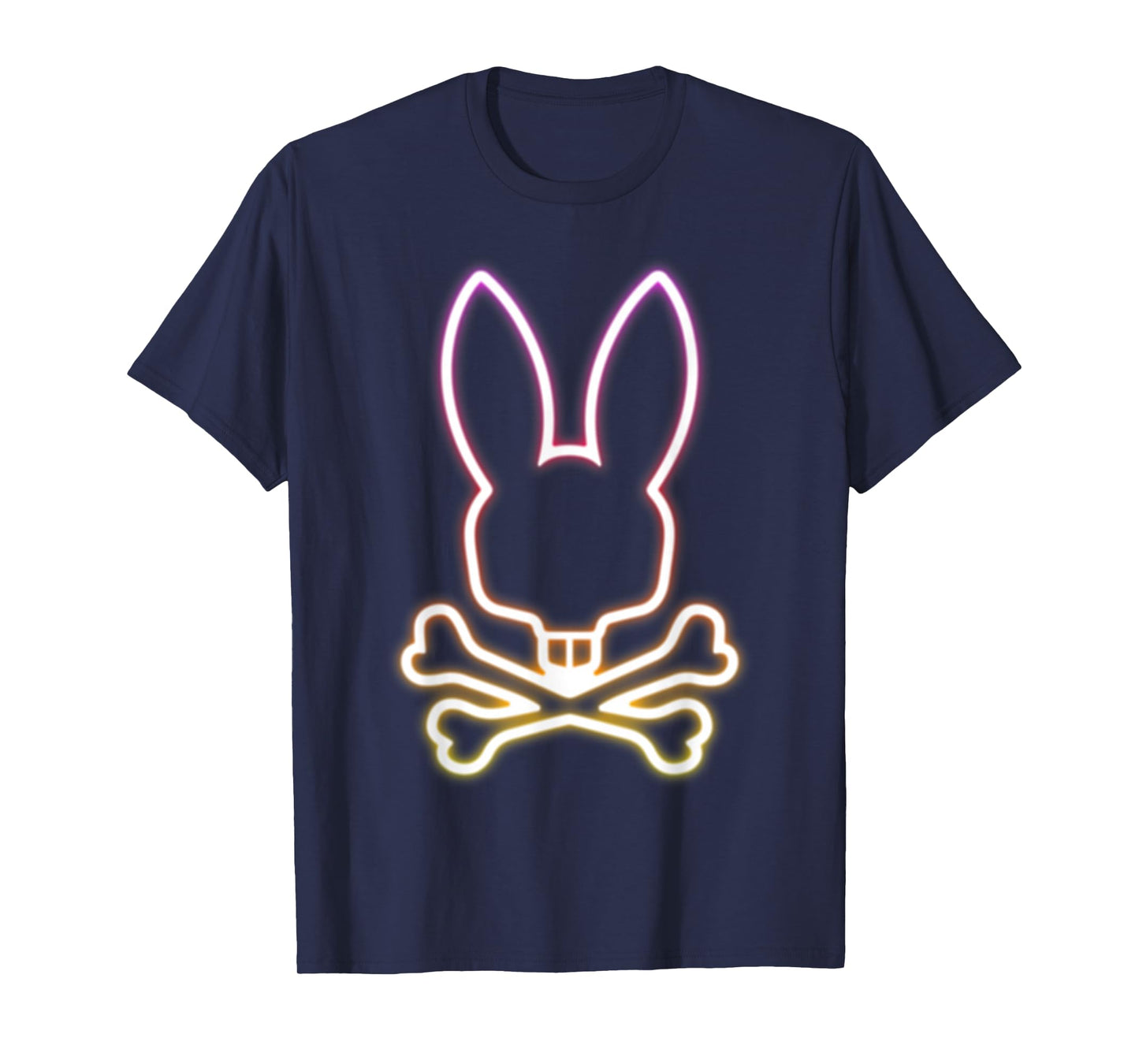 Scary Skull and Bad Crossbones Rabbit Horror Bunny T-Shirt