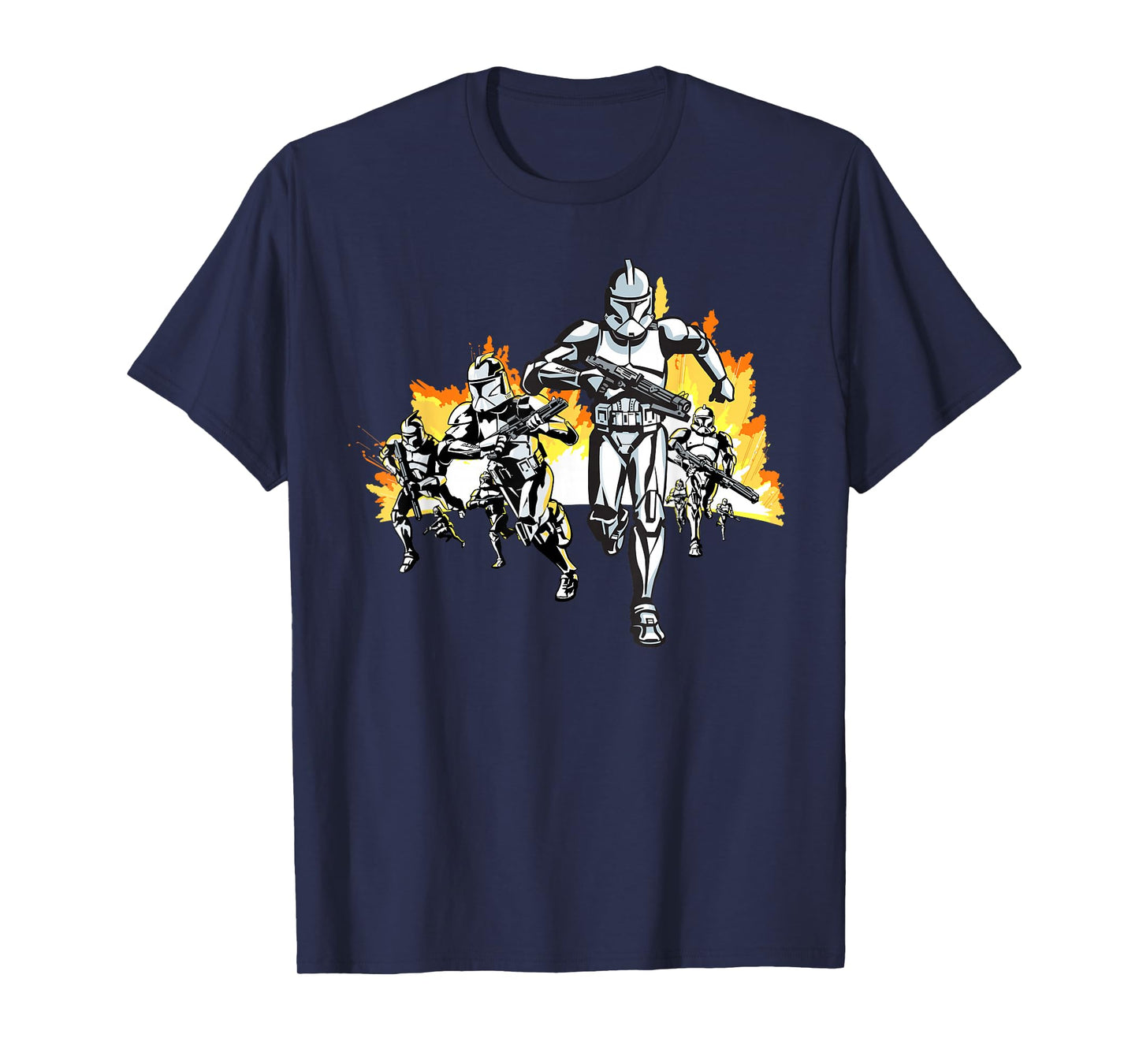 Star Wars Clone Troopers Running T-Shirt T-Shirt