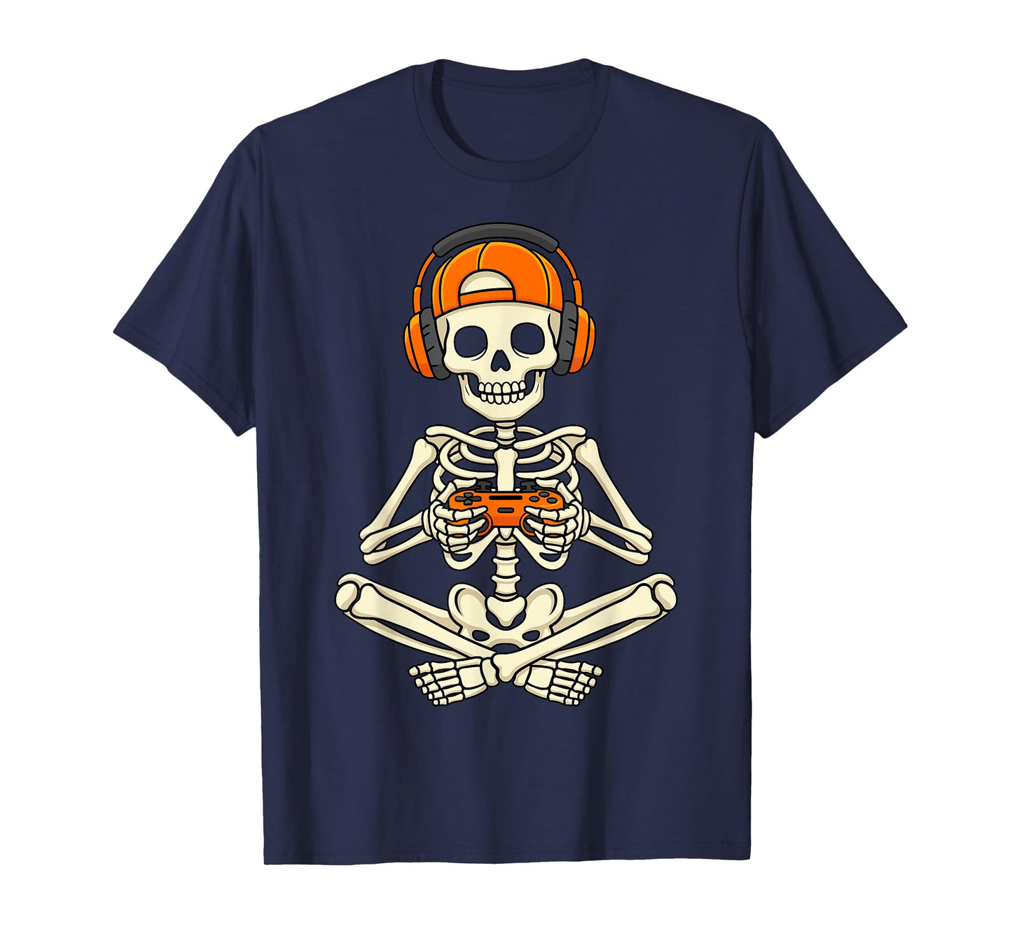 Gamer Skeleton Halloween T-Shirt