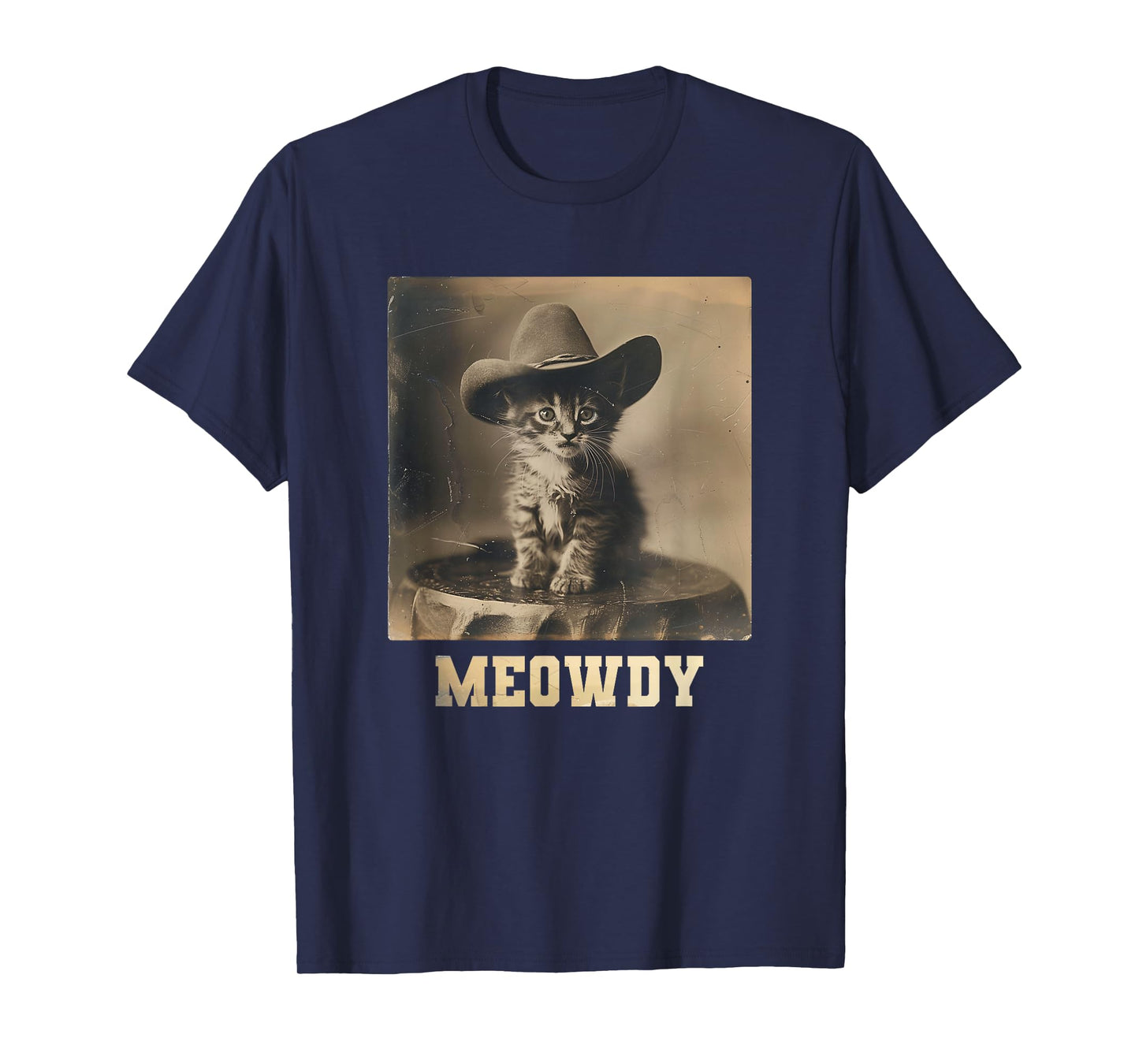 Meowdy Texas Cat Meme T-Shirt