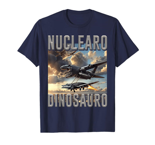 Nuclearo Dinosauro Hilarious Meme Brainrot Italian Kids T-Shirt