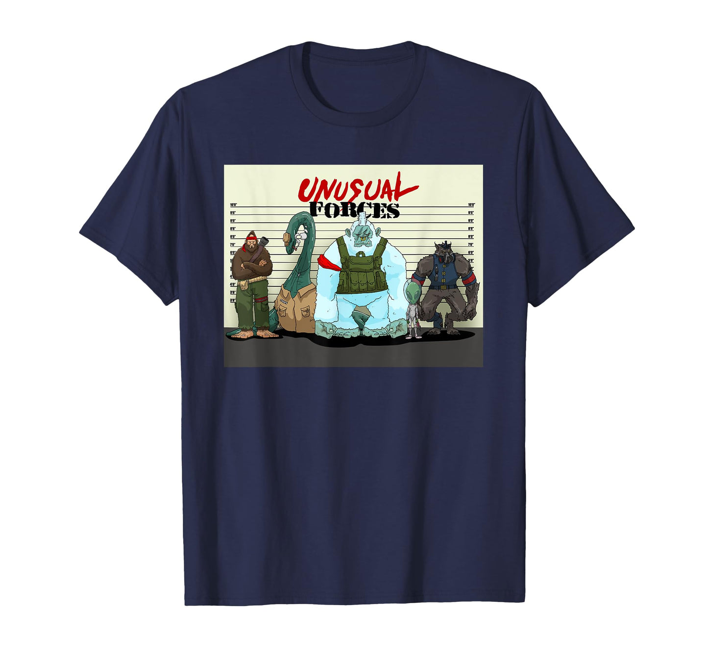 Funny Bigfoot Alien Lochness Monster Werewolf Cryptozoology T-Shirt