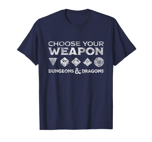 Dungeons & Dragons Weapon of Choice T-Shirt