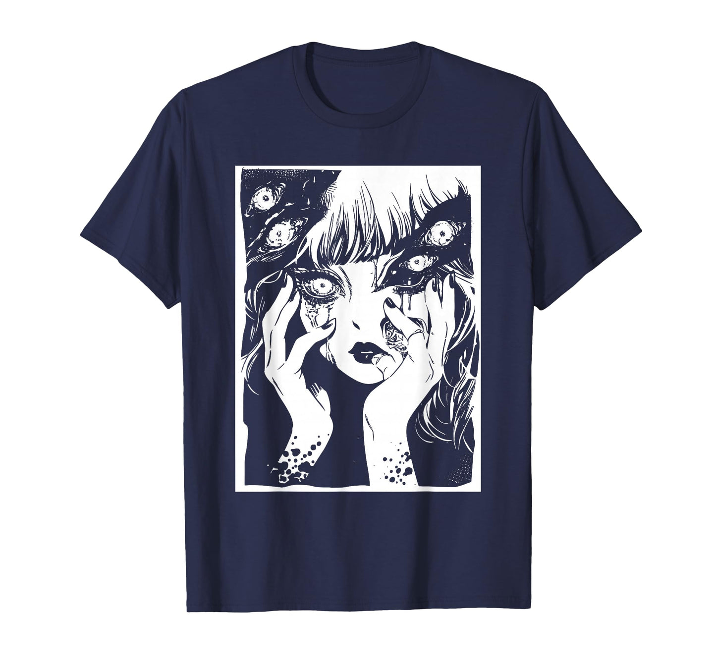 Edgy Creepy Horror Anime Manga Weird Japan Japanese Harajuku T-Shirt