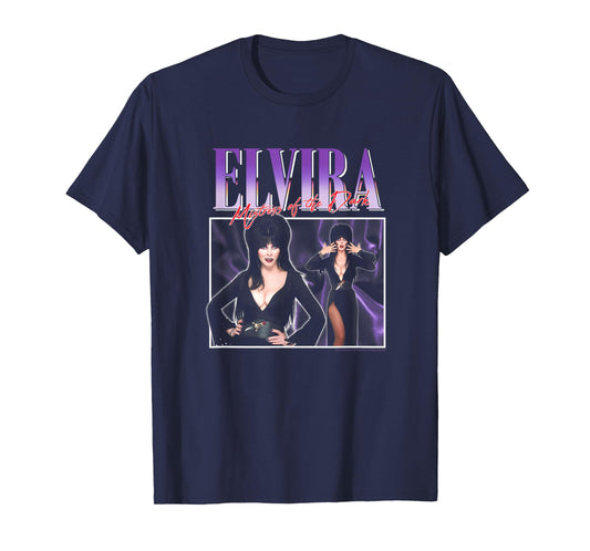 Elvira, Mistress of The Dark Purple 90's Horror T-Shirt
