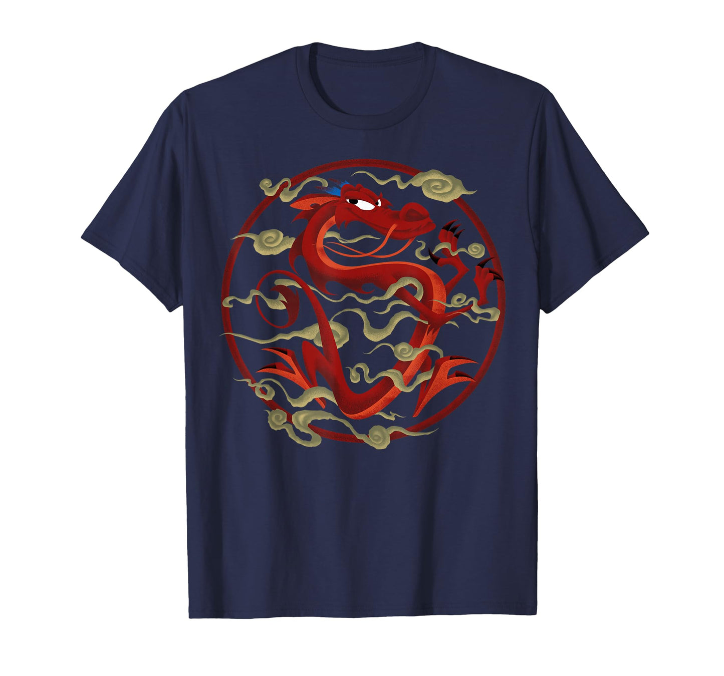 Disney Mulan Mushu Inner Circle Graphic T-Shirt T-Shirt