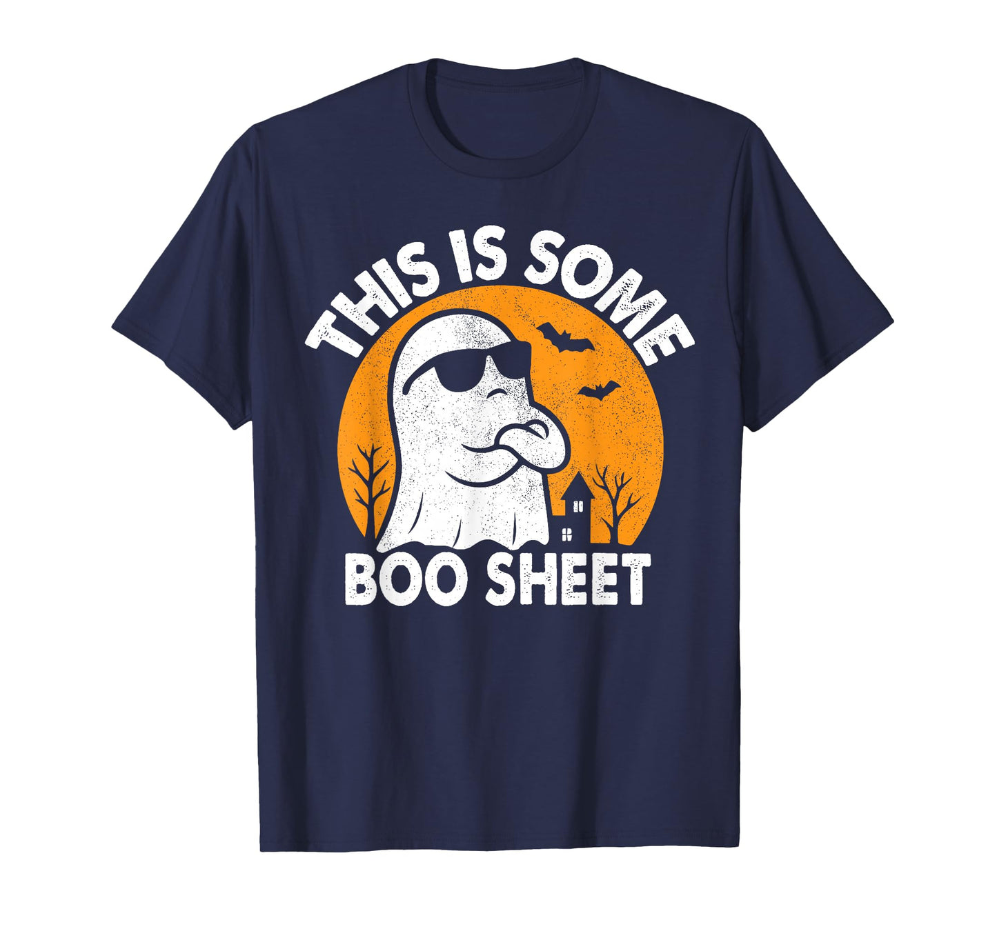 Cool Ghost Funny Halloween Costume Spooky Party T-Shirt