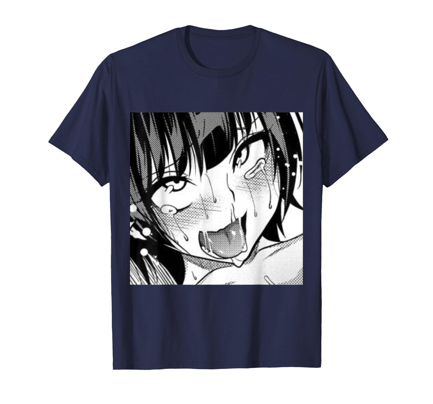 Ahegao Anime Girl with Tongue and Hands Out Weeb T-Shirt T-Shirt