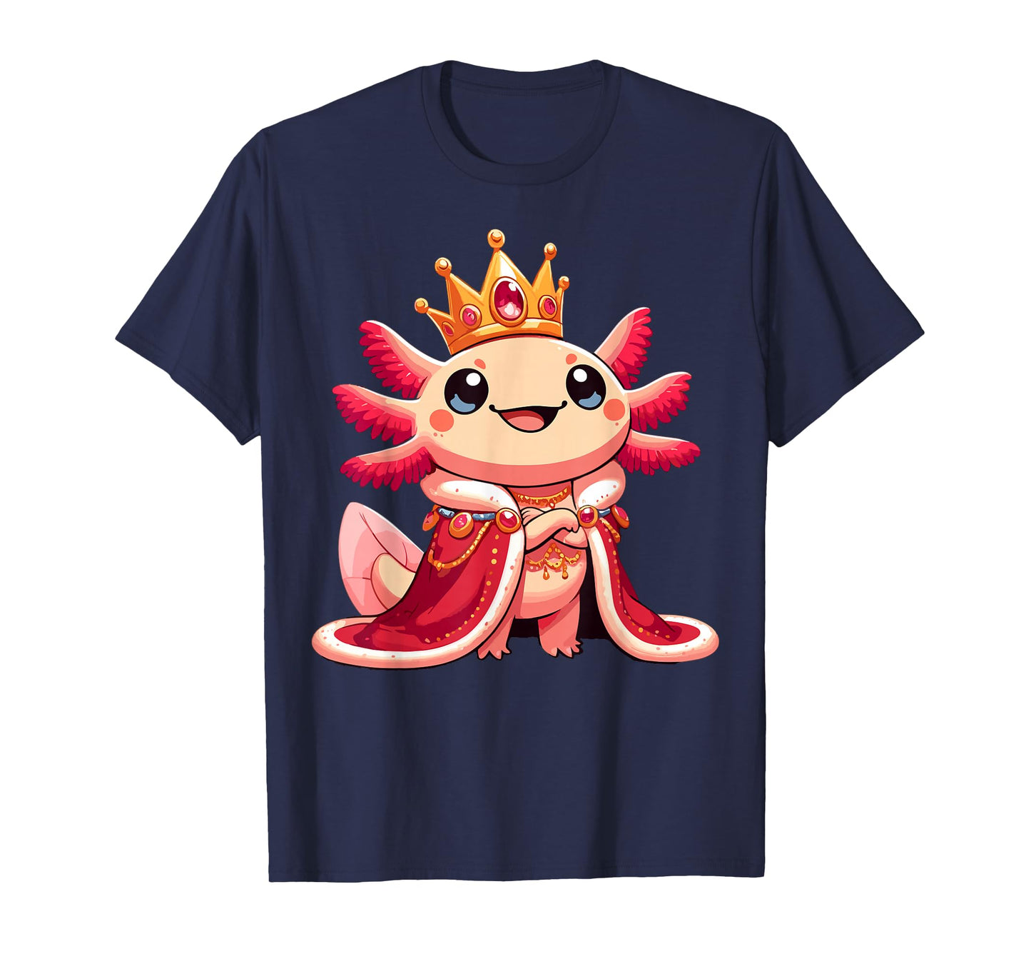 Axolotl Queen Anime Cute Kawaii Axolotl T-Shirt