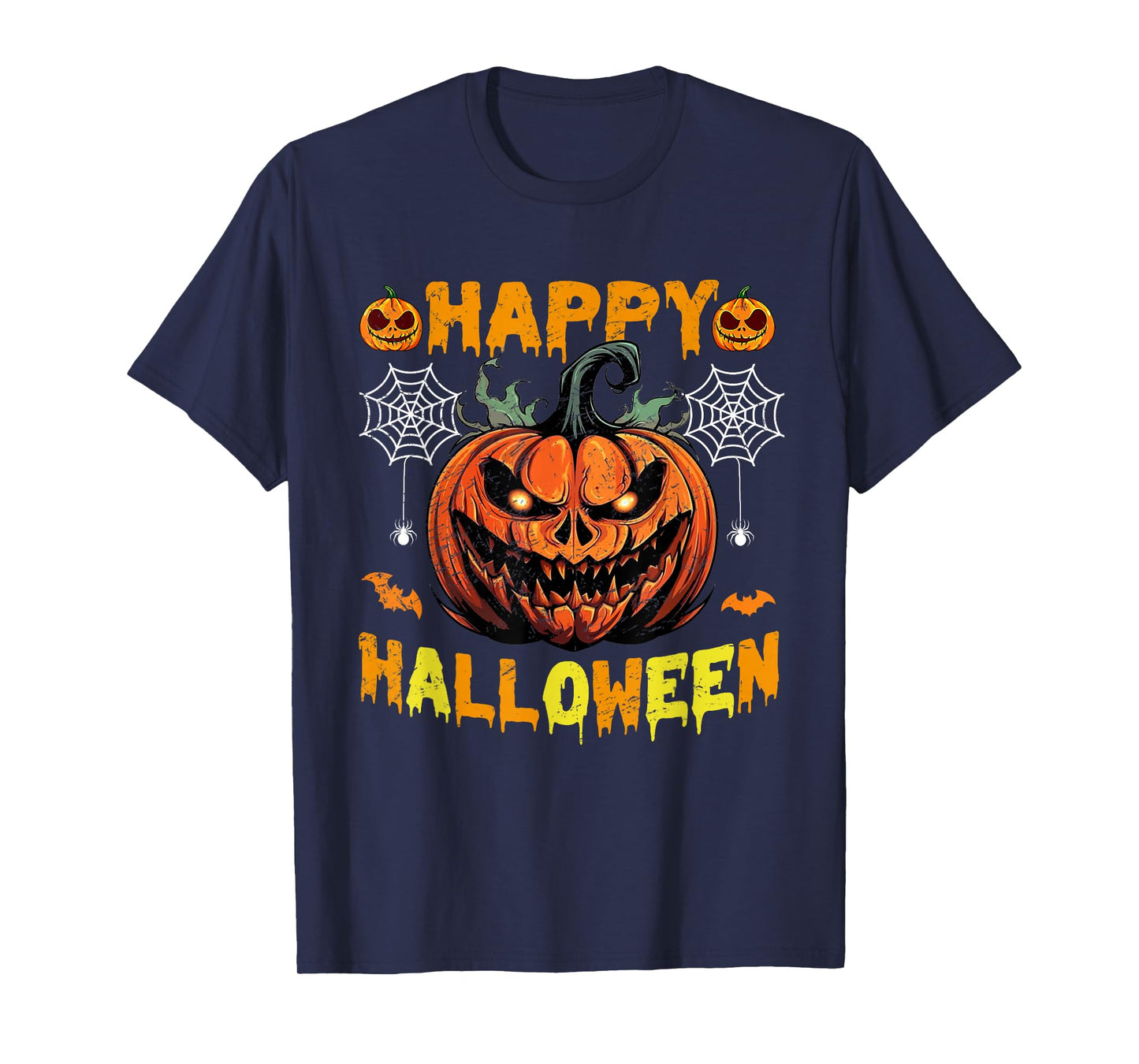 Funny Halloween Trick Or Treat Pumpkin Happy Halloween 2025 T-Shirt