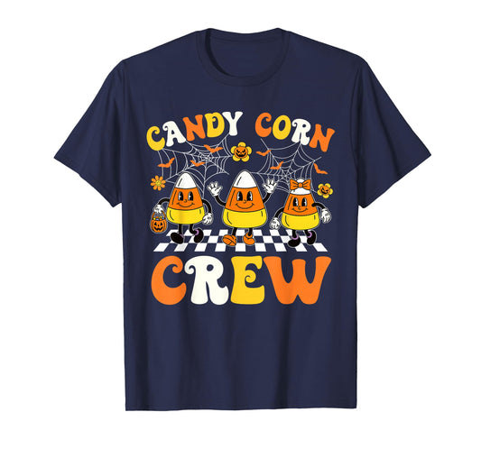 Candy Corn Crew Team Squad Matching Halloween Costume T-Shirt