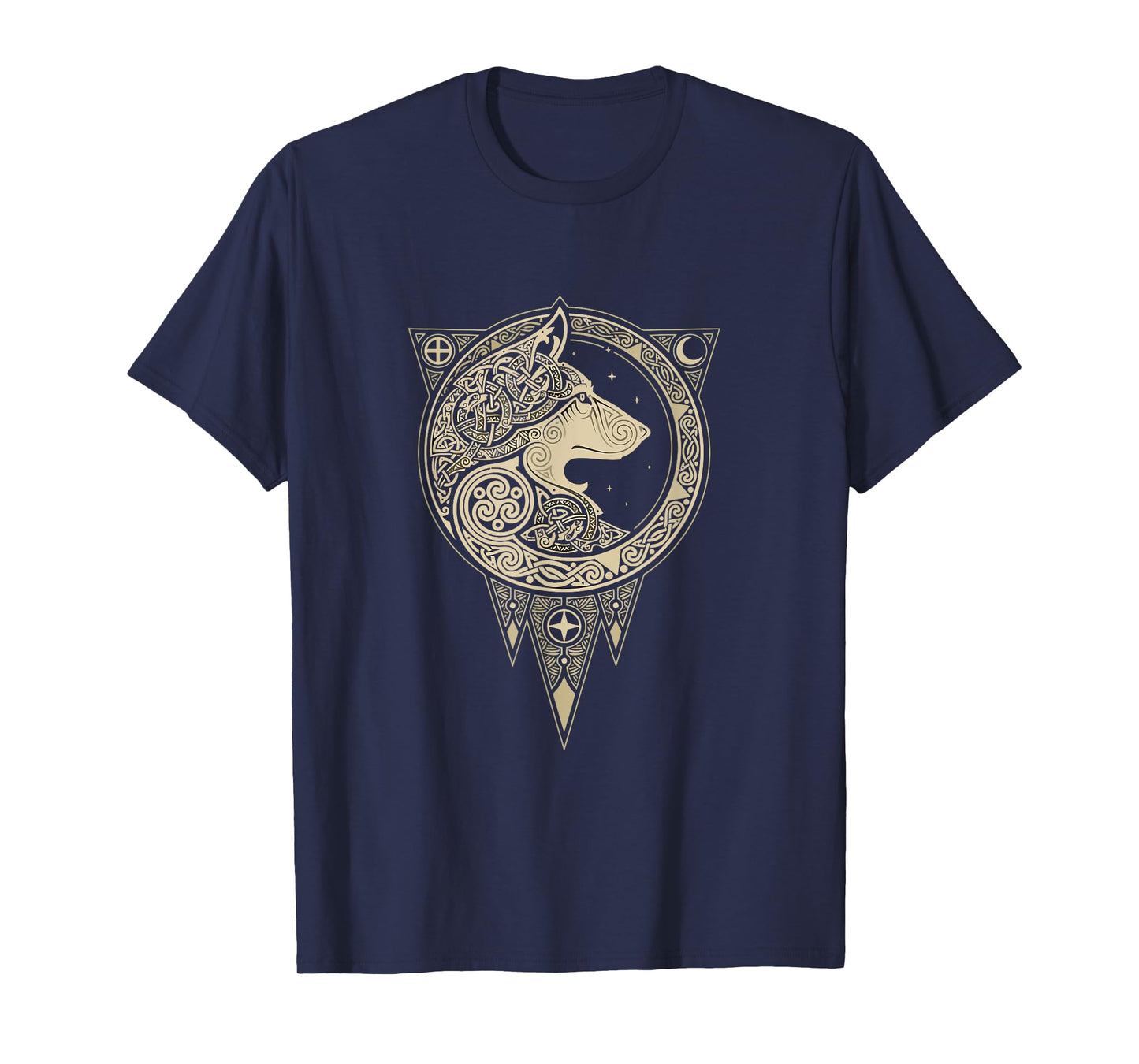 celtic mythology fenrir Wolf runes T-Shirt