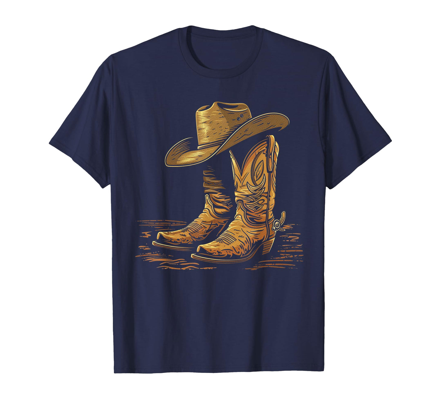 Howdy Cowboy Western Men Rodeo Texas Shirts T-Shirt