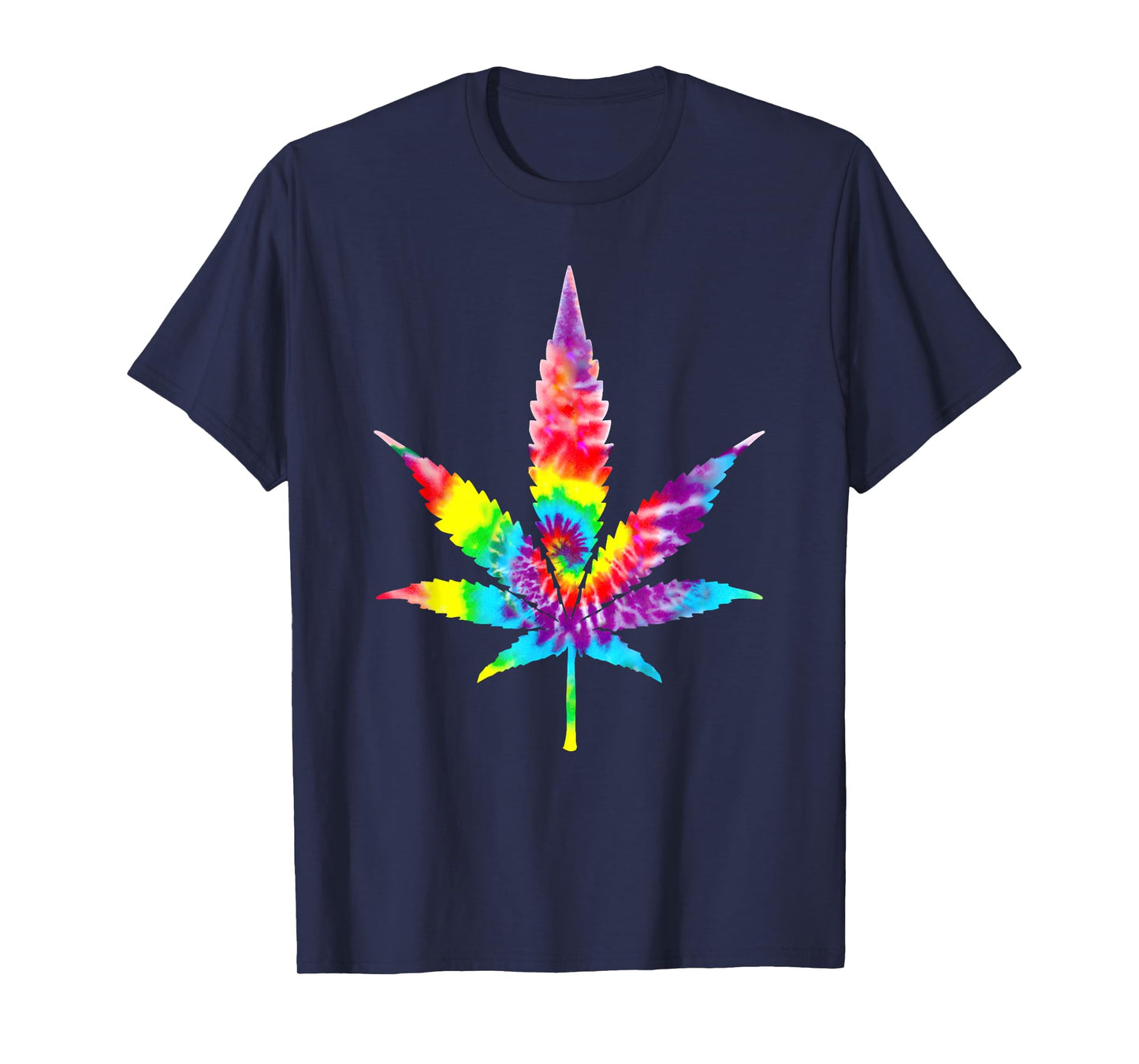 Tie Dye Weed Magic Mushrooms Cannabis 420 Trippy Hippie Gift T-Shirt