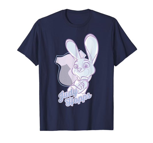 Disney Zootopia Juddy Hopps Pastel Line Pop Graphic T-Shirt T-Shirt