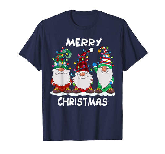 Merry Christmas Gnomes Xmas Family Men Women T-Shirt