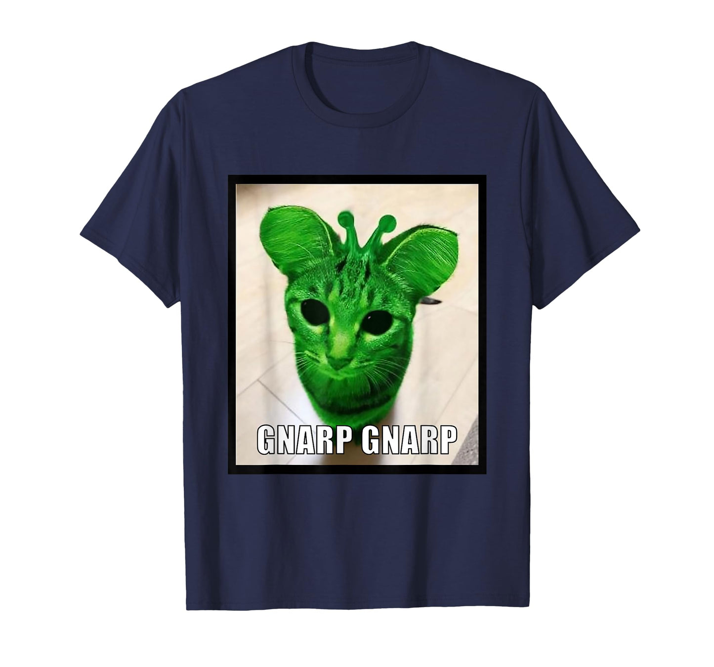 Gnarp Cat Silly Alien Cat Meme T-Shirt