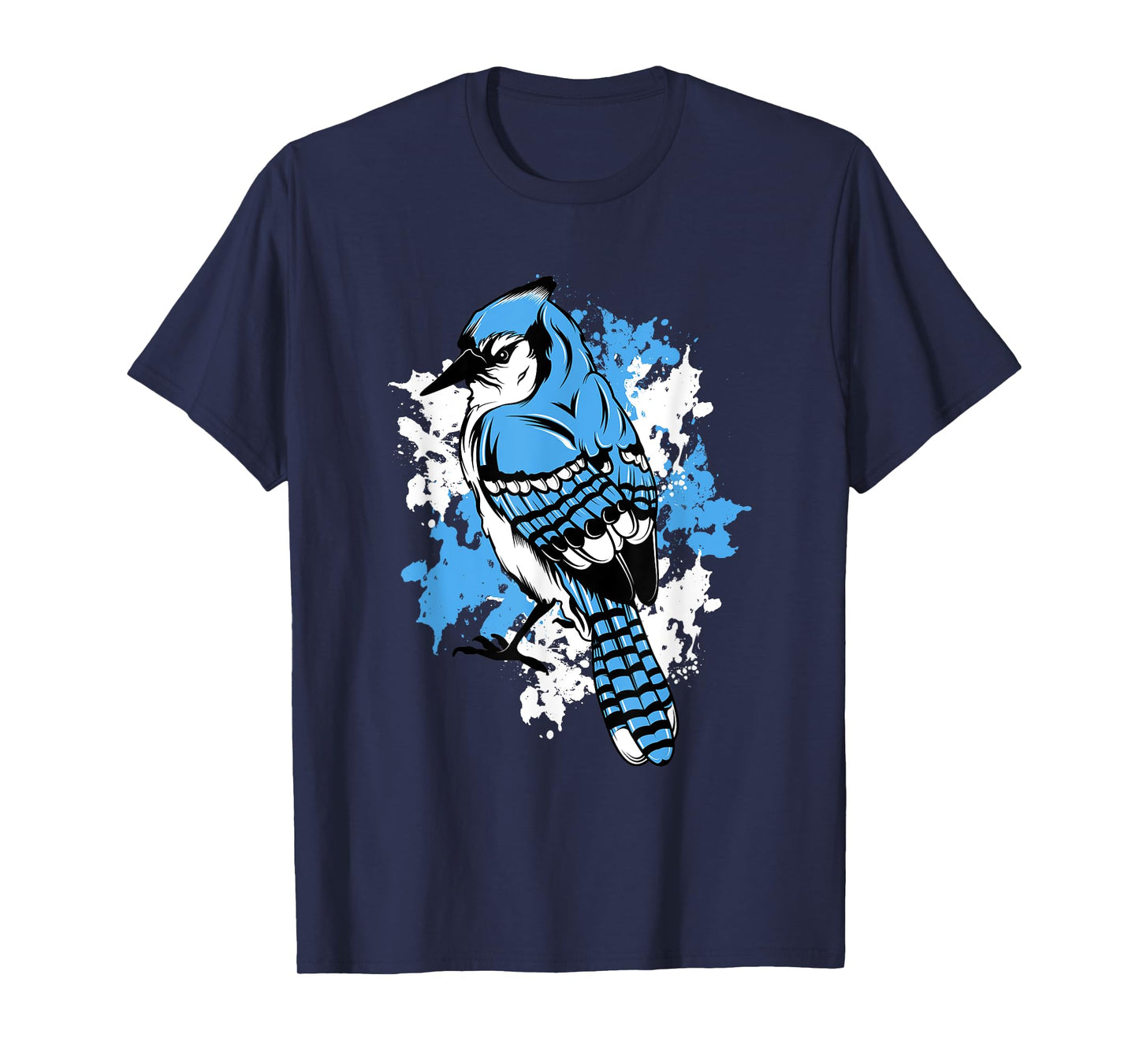 Threadrock Blue Jay Bird Lover T-Shirt