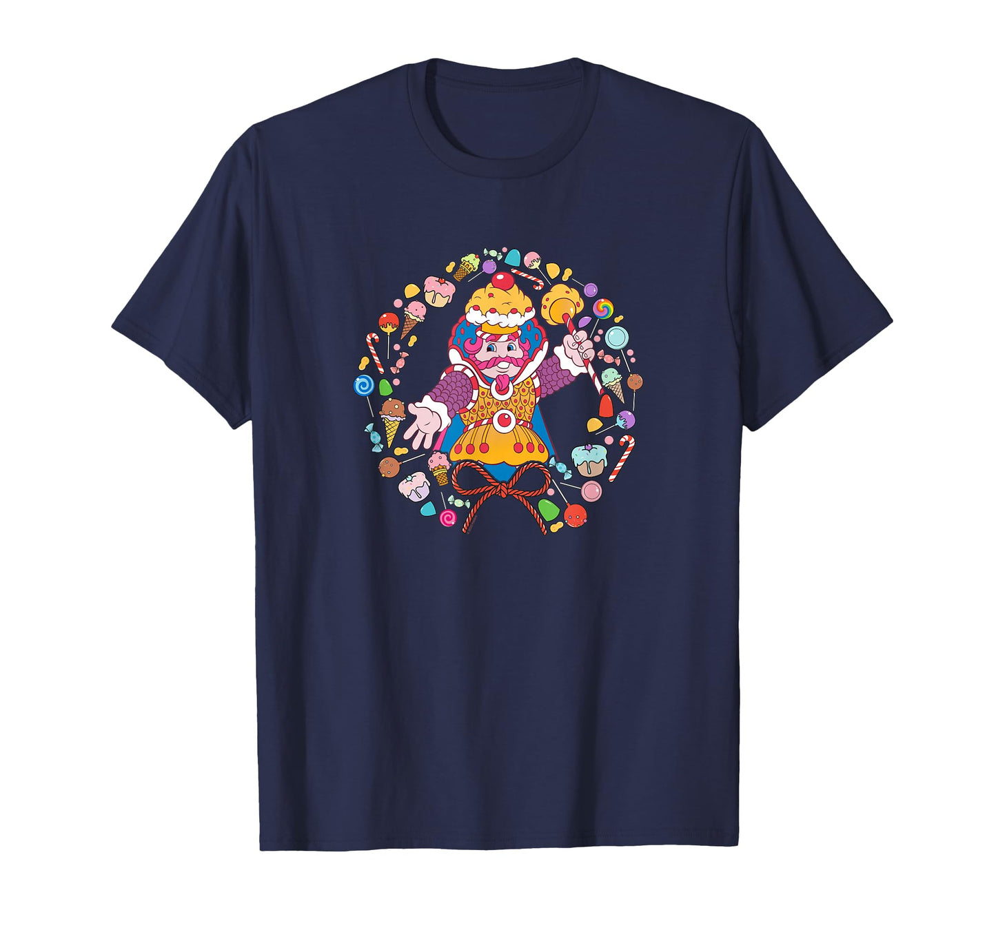Candy Land Christmas King Kandy Wreath T-Shirt