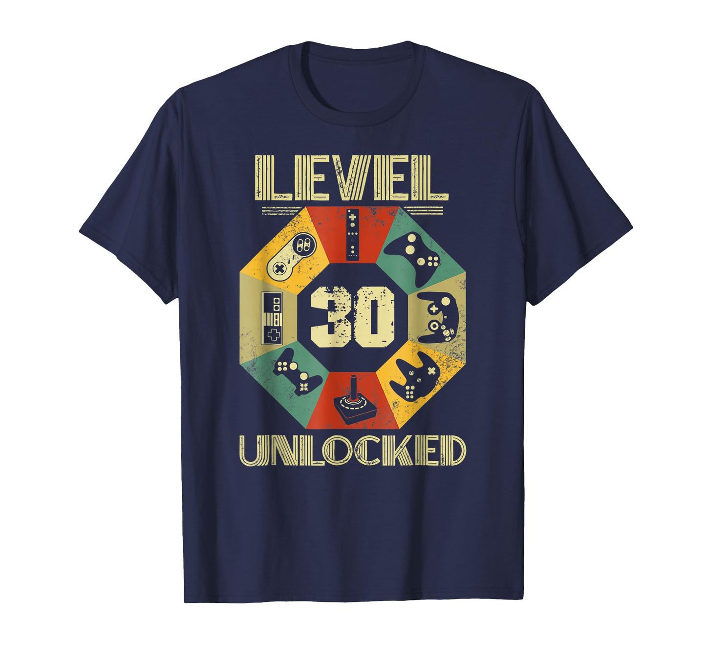Level 30 Unlocked Video Gamer 30th Birthday Tshirt T-Shirt