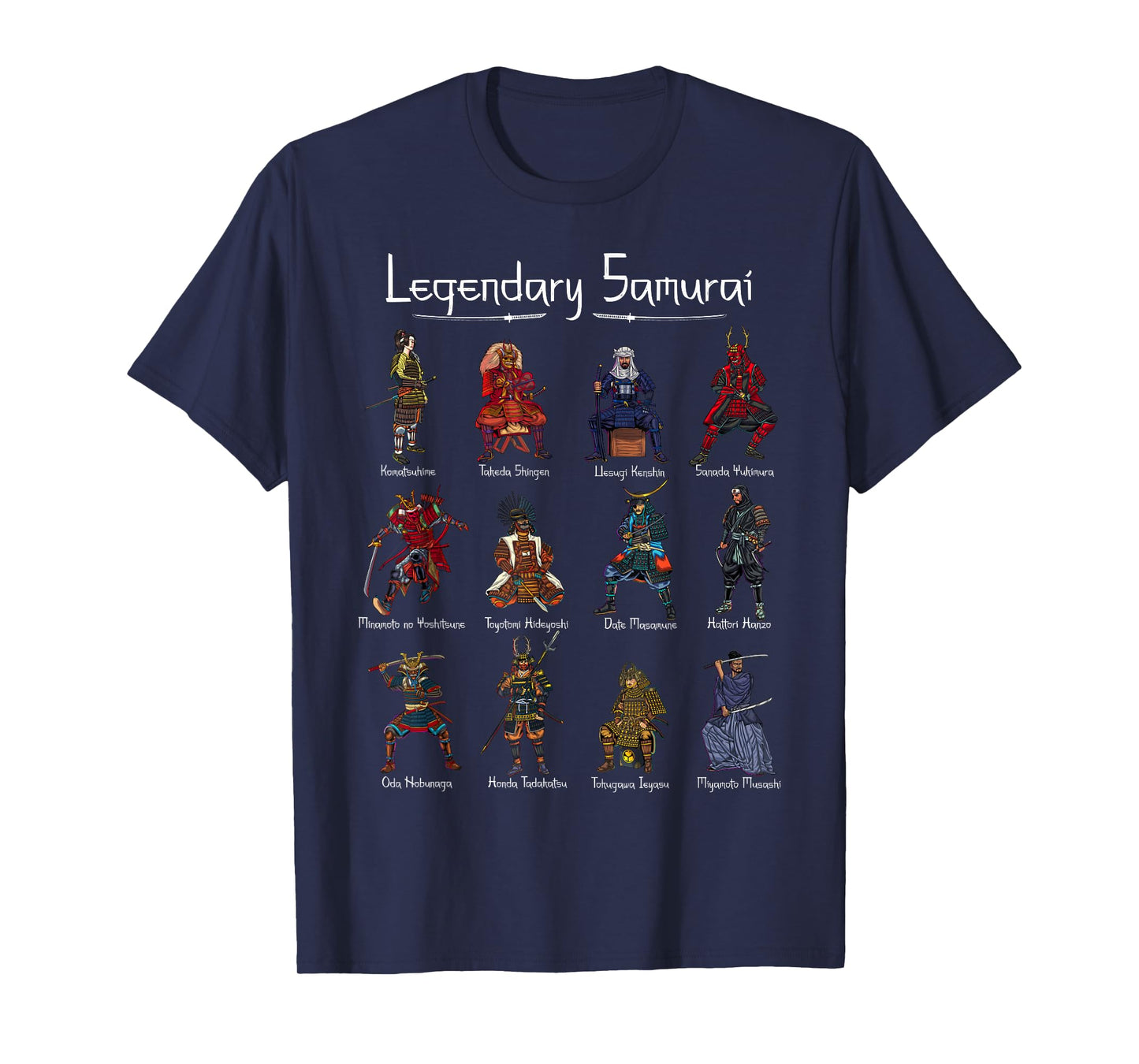 Japanese Martial Arts - Legendary Samurai T-Shirt