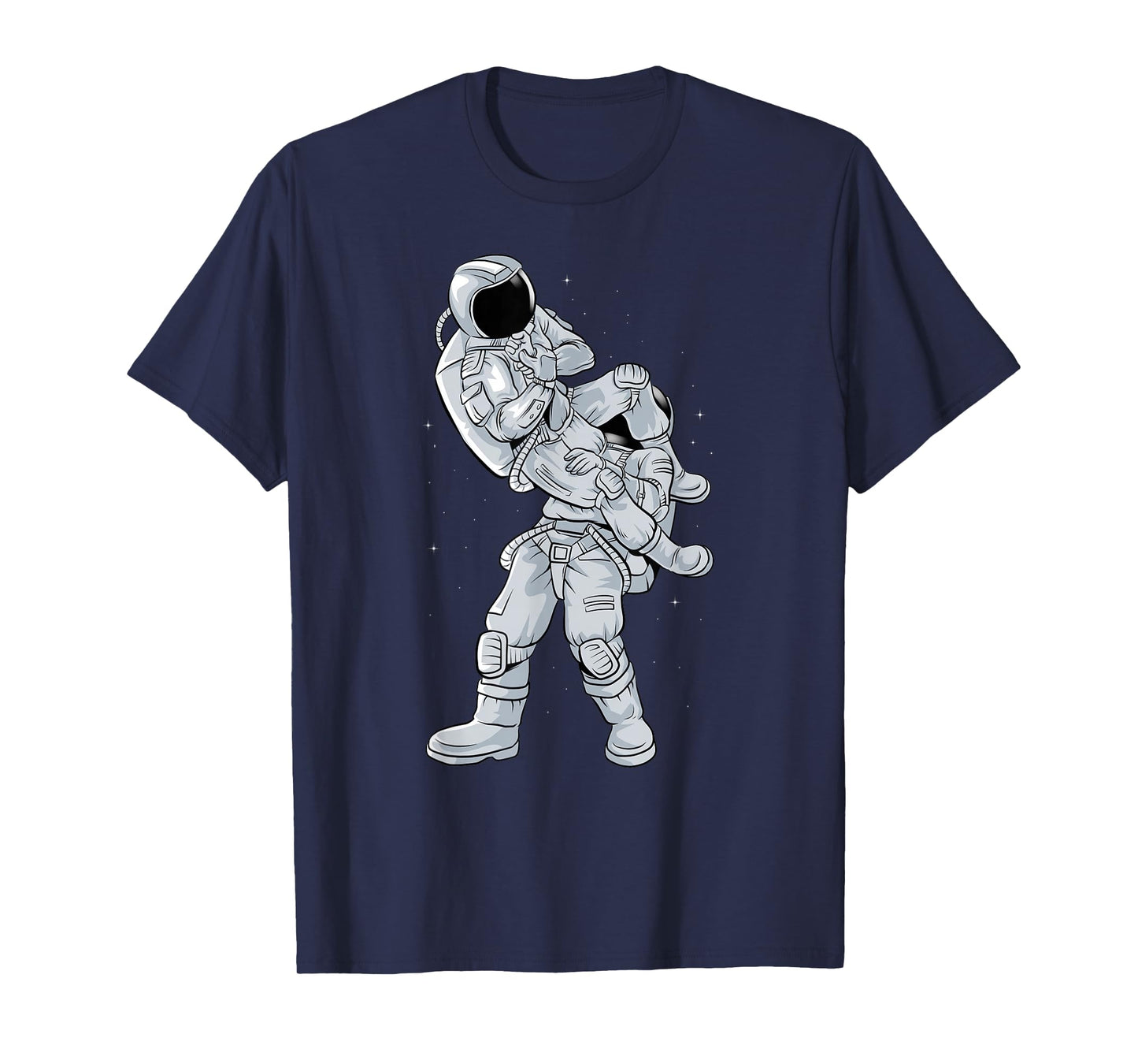 Galaxy BJJ Astronaut Flying Armbar Jiu-Jitsu T-Shirt